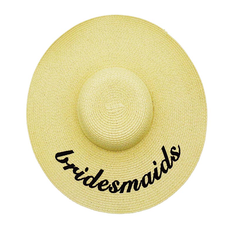 ຫາດຊາຍ Wedding Bridesmaid Sun Straw Hat