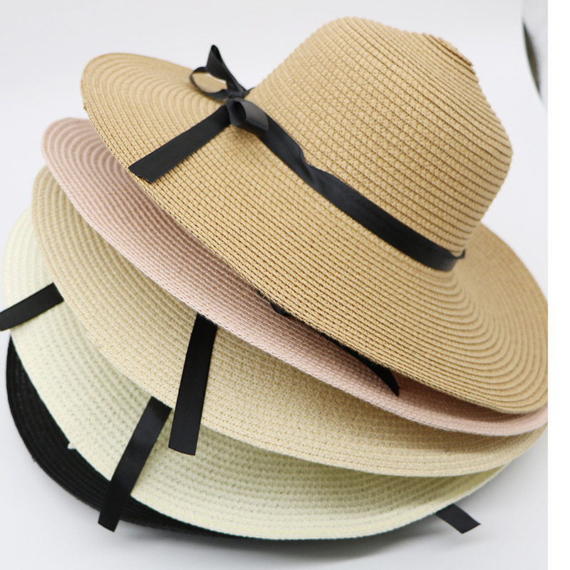 ລາຄາຖືກໂປໂມຊັນ Floppy Straw Hat ສໍາລັບແມ່ຍິງ