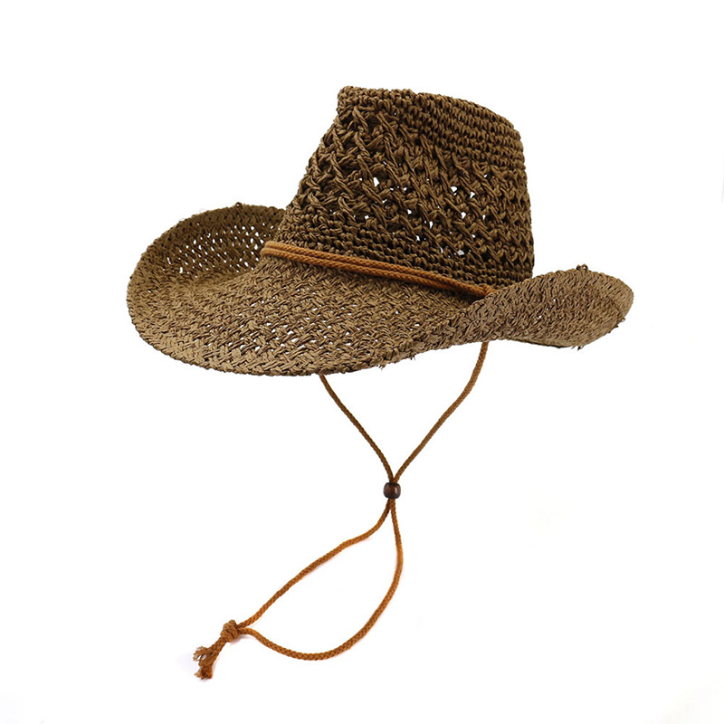 Chin Cord Straw Hat Cowboy