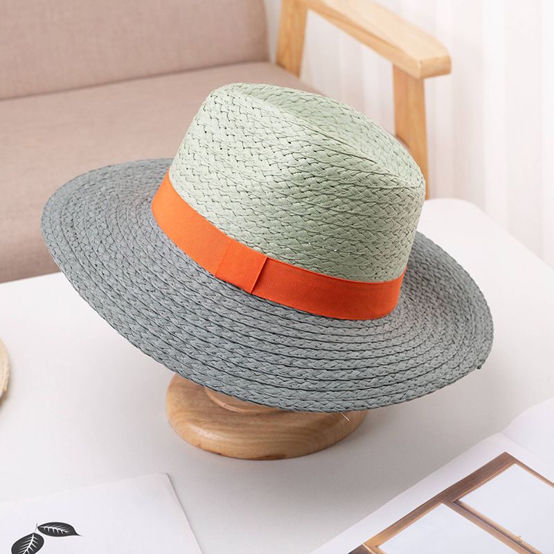 ຄົນອັບເດດ: ສອງໂຕນ summer fedora hat ສໍາລັບຜູ້ຊາຍ