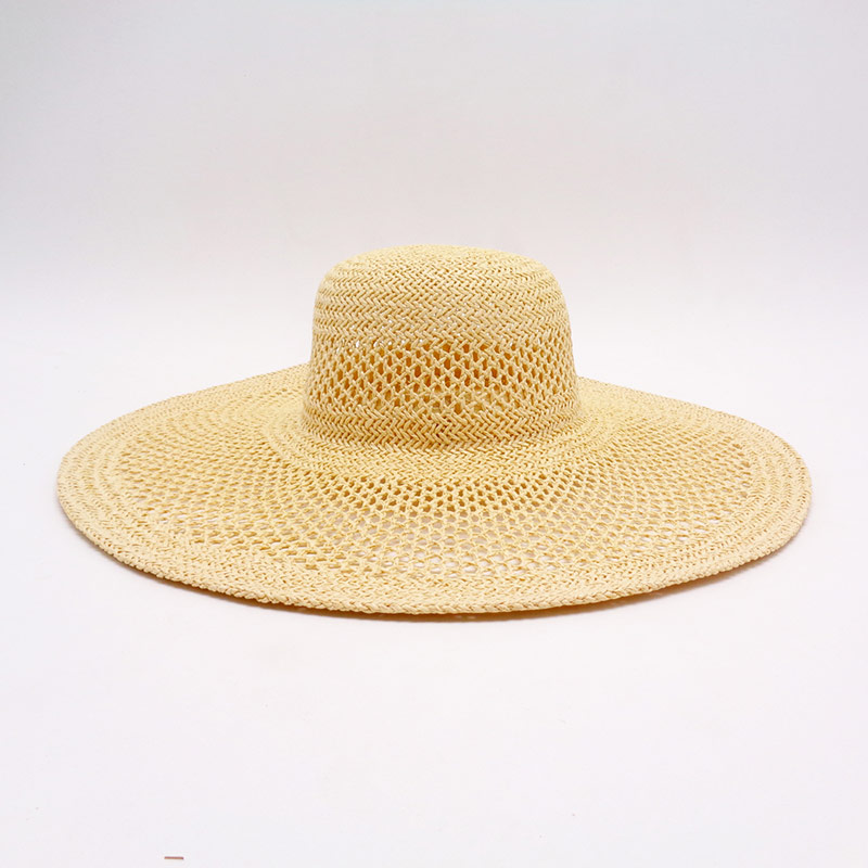 ລ່າສຸດແບບຝຣັ່ງເປັນຮູແບບ Lady Beach Hat