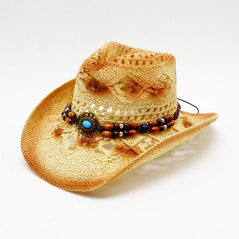 Paper Straw Womens Hat Cowboy